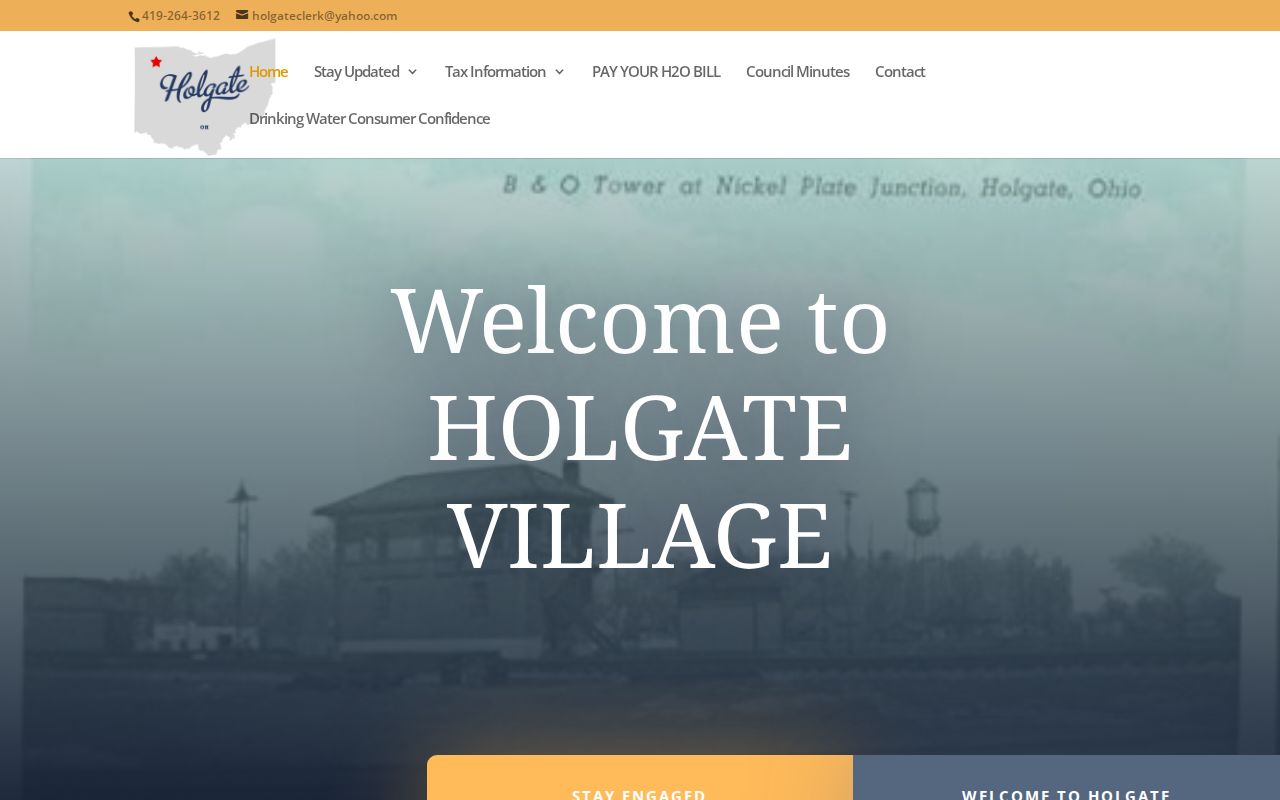 Holgate court records and village administration